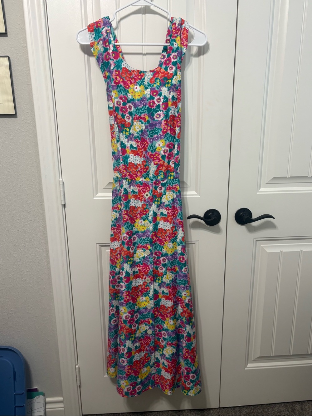 NWT Liz Claiborne Watercolor Feeling Floral Maxi Dress - Picture 2 of 7